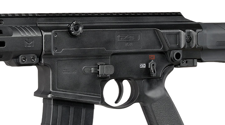 T4E TC 68 CO2 RAM Gewehr Kal. .68 -7,5 Joule schwarz inkl. Hopper-Adapter & Dummy-Magazin Bild 3