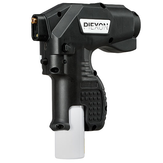 Piexon Pepper Soaker PSX1 Tierabwehrgert schwarz mit 300 Lumen LED-Lampe inkl. Pfefferkartusche 75 ml, USB-Ladekabel & Tran