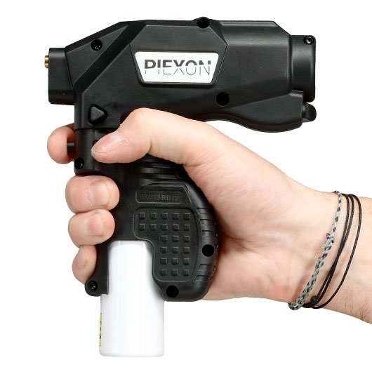 Piexon Pepper Soaker PSX1 Tierabwehrgert schwarz mit 300 Lumen LED-Lampe inkl. Pfefferkartusche 75 ml, USB-Ladekabel & Tran Bild 5