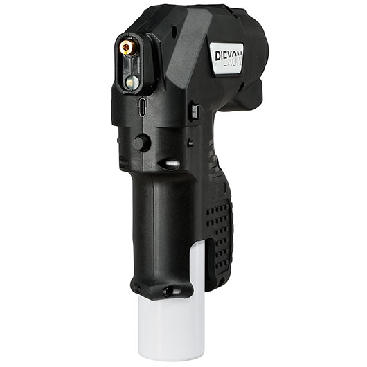Piexon Pepper Soaker PSX1 Tierabwehrgert schwarz mit 300 Lumen LED-Lampe inkl. Pfefferkartusche 75 ml, USB-Ladekabel & Tran Bild 6