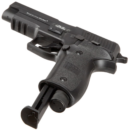 APS X50 mit Metallschlitten CO2-RAM Pistole Kal. 43 schwarz Bild 4