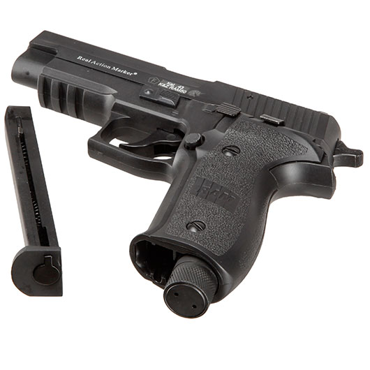 APS X50 mit Metallschlitten CO2-RAM Pistole Kal. 43 schwarz Bild 5