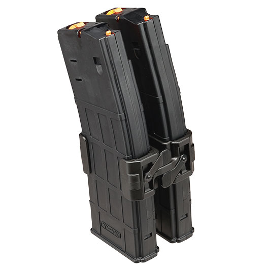 T4E TC 68 / P2P HDC 68 CO2 RAM Gewehr Magazin-Verbinder / Mag-Coupler f. 2 Magazine schwarz Bild 6