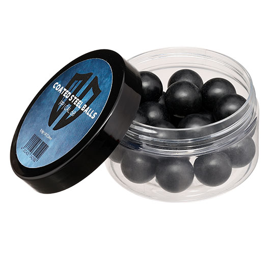 Coated Steel Balls Kaliber .68 mit Kunststoffmantel 9,9g schwarz 20er Dose Bild 2