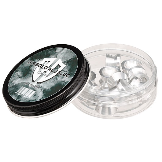 Diabolo Slug CNC Aluminiumgeschosse Kaliber .68 fr TR68 / HDR68 silber 10er Dose Bild 2