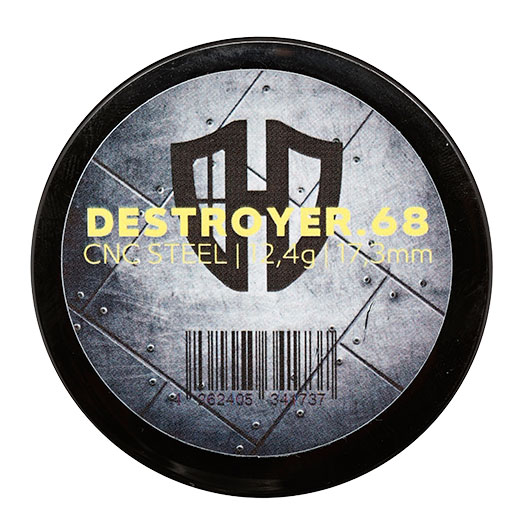 Destroyer.68 CNC Stahlgeschosse Kaliber .68 fr TR68 / TS68 / HDR68 / HDS68 chrom 12er Dose Bild 3