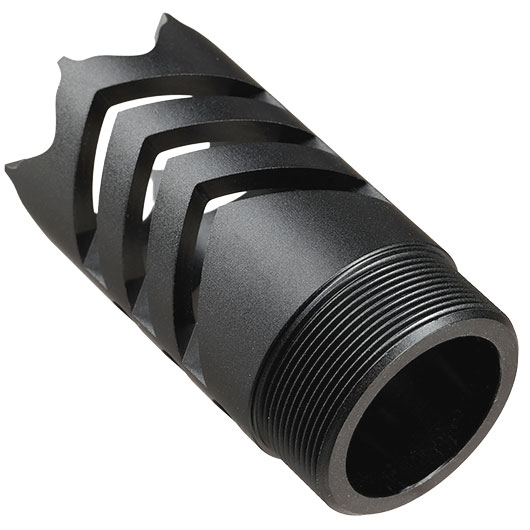 Glasbreaker Muzzle Flash-Hider CNC Aluminium f. AEA HP MAX 1 / 2 Luftgewehr schwarz Bild 3