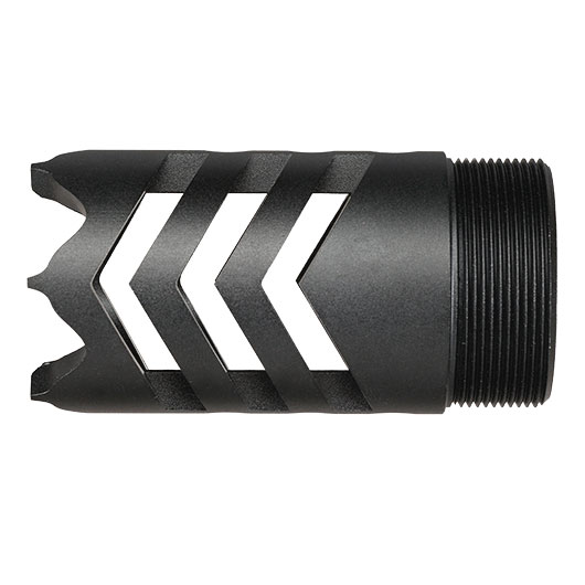 Glasbreaker Muzzle Flash-Hider CNC Aluminium f. AEA HP MAX 1 / 2 Luftgewehr schwarz Bild 5