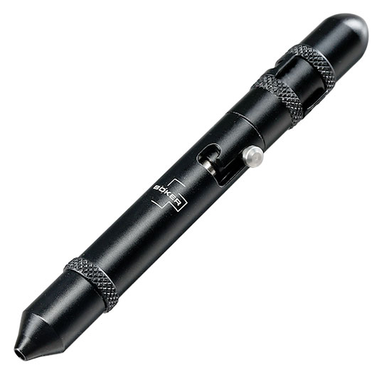 Bker Plus Tactical Aluminium Bit Pen mit T6 / T8 Wechsel-Bit schwarz Bild 1