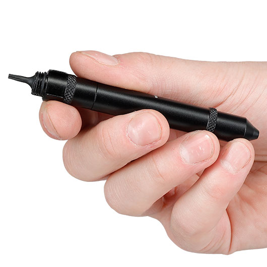 Bker Plus Tactical Aluminium Bit Pen mit T6 / T8 Wechsel-Bit schwarz Bild 11