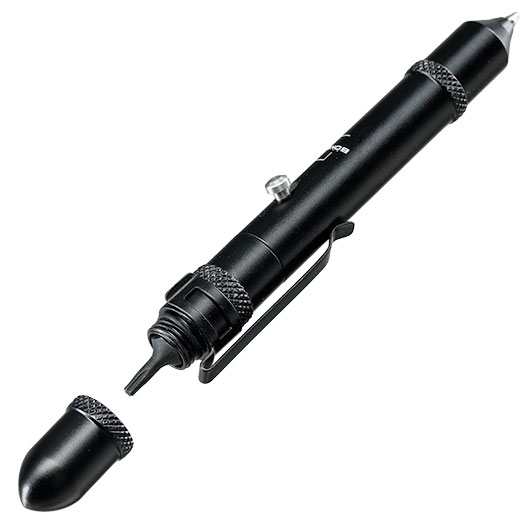 Bker Plus Tactical Aluminium Bit Pen mit T6 / T8 Wechsel-Bit schwarz Bild 3