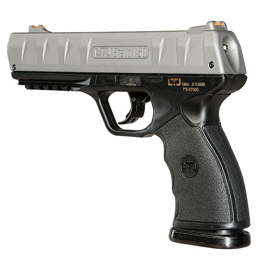 Chiappa LTL Bravo 1.50 mit Metallschlitten CO2-RAM Pistole Kal. .50 schwarz / grau Bild 11