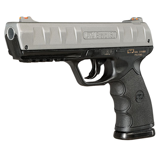 Chiappa LTL Bravo 1.50 mit Metallschlitten CO2-RAM Pistole Kal. .50 schwarz / grau Bild 2
