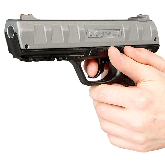 Chiappa LTL Bravo 1.50 mit Metallschlitten CO2-RAM Pistole Kal. .50 schwarz / grau Bild 8