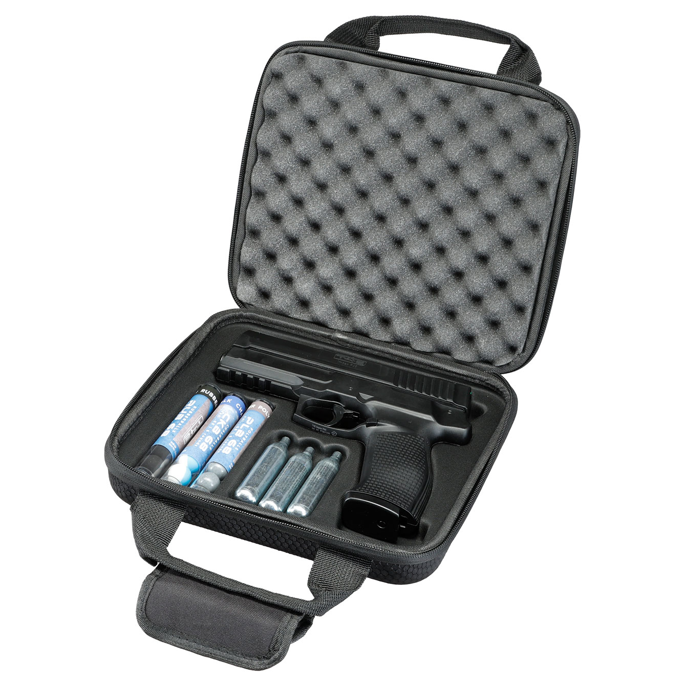 T4E Impax P68 CO2-RAM Pistole Kal. .68 im Komplettset mit Softkoffer schwarz Bild 10