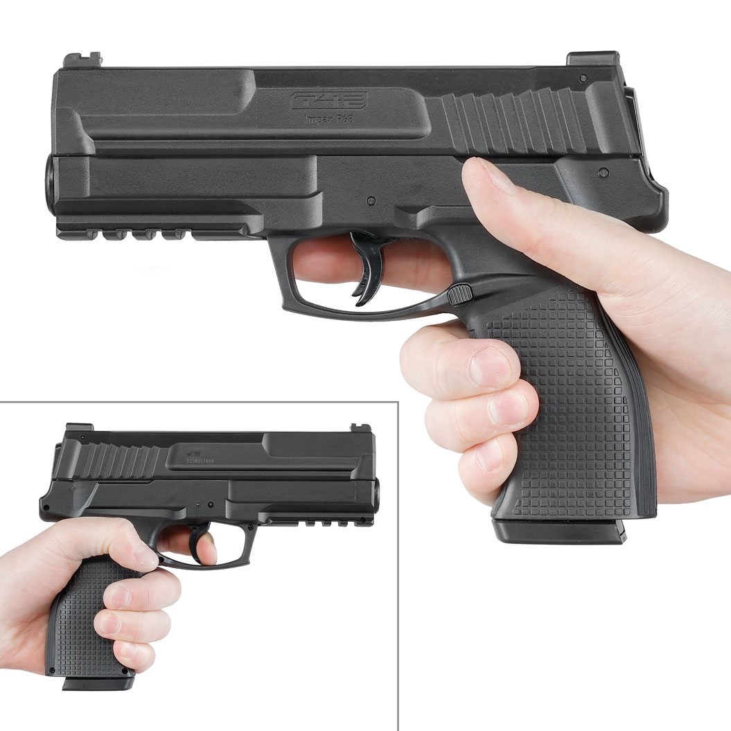 T4E Impax P68 CO2-RAM Pistole Kal. .68 im Komplettset mit Softkoffer schwarz Bild 3