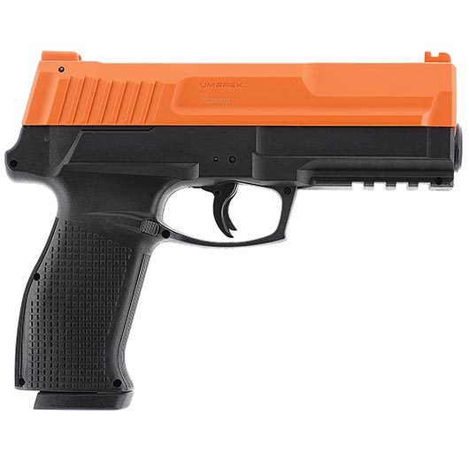 P2P Secure 68P CO2-RAM Pistole Kal. .68 im Komplettset mit Softkoffer orange / schwarz Bild 3
