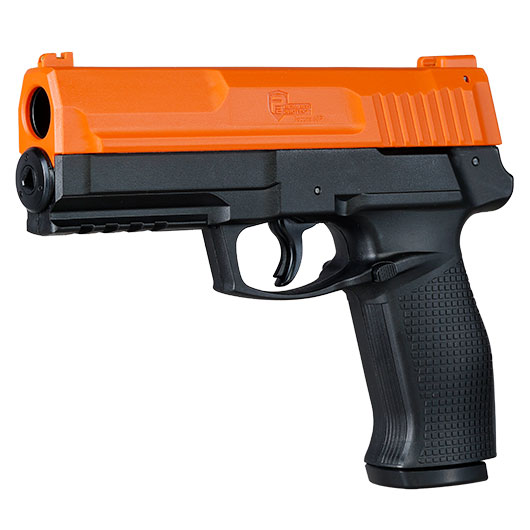 P2P Secure 68P CO2-RAM Pistole Kal. .68 im Komplettset mit Softkoffer orange / schwarz Bild 2