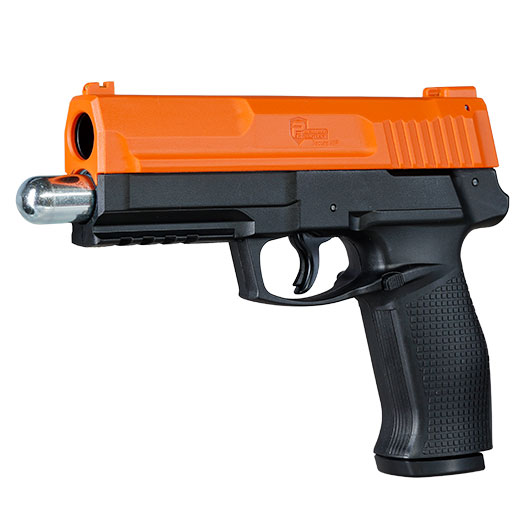 P2P Secure 68P CO2-RAM Pistole Kal. .68 im Komplettset mit Softkoffer orange / schwarz Bild 9