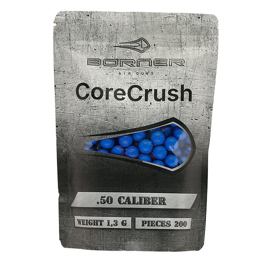Borner CoreCrush Polymer Balls Kunststoffkugeln Kal. .50 1,3 g blau 200er Beutel
