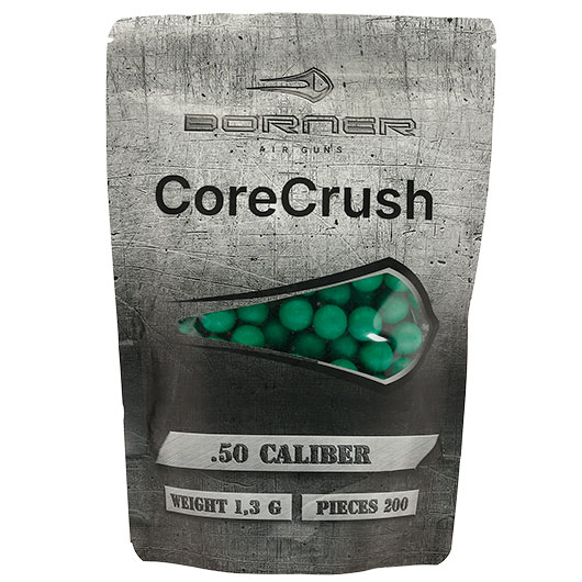 Borner CoreCrush Polymer Balls Kunststoffkugeln Kal. .50 1,3 g gr�n 200er Beutel