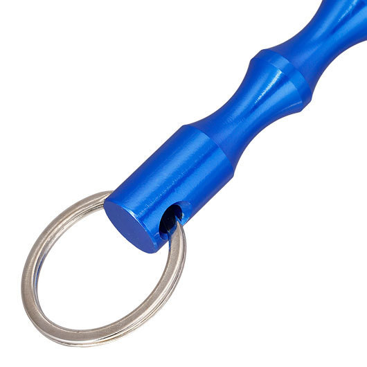 Kubotan gewellt mit Schl�sselring marine-dunkelblau Bild 3