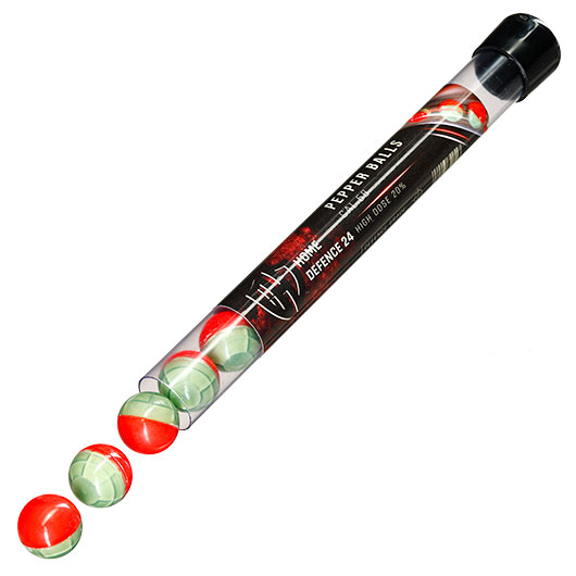 Pepper Balls / Pfefferkugeln High Dosis 20% Kaliber .68 - 10 St�ck Bild 2