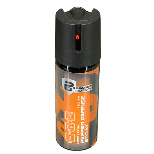 P2P PDS-60 Pepper Defence Pfefferspray mit konischem Strahl 43 ml