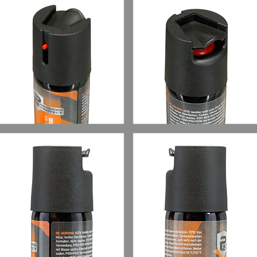 P2P PDS-60 Pepper Defence Pfefferspray mit konischem Strahl 43 ml Bild 3