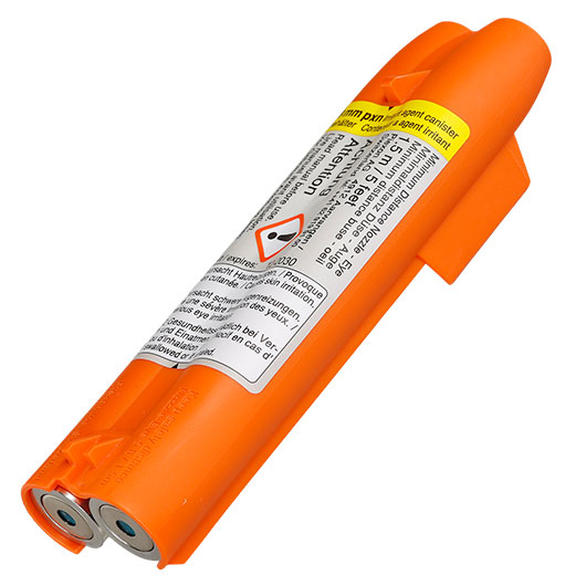 Piexon JPX 2 Jet Protector Ersatzmagazin Pfefferkartusche orange 2 Schuss Bild 1