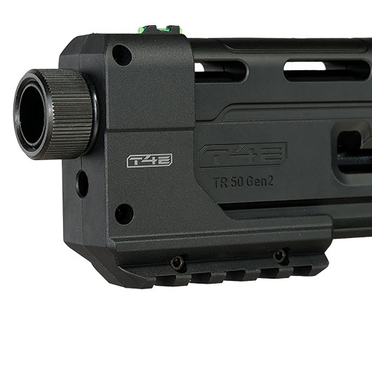 T4E Muzzle Attachment Carrier M�ndungsadapter mit Gewinde f�r TR 50 / HDR 50 Gen1 / Gen2 CO2 Revolver schwarz Bild 5