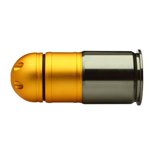 MadBull M433 40mm Vollmetall Hülse / Einlegepatrone f. 48 6mm BBs gold Bild 1
