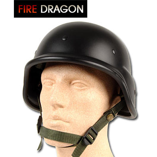Firedragon ABS Helm OP 20 schwarz