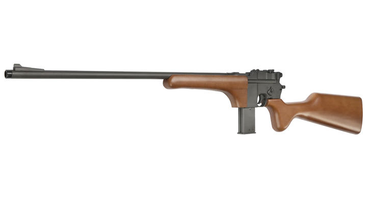 HFC M712 Airsoft Karabiner Vollmetall mit Echtholzschaft Gas NBB 6mm BB grau