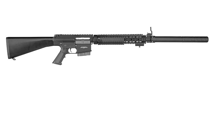 G&G GR25 Sniper Vollmetall S-AEG 6mm BB schwarz inkl. QD Mock Suppressor Bild 2