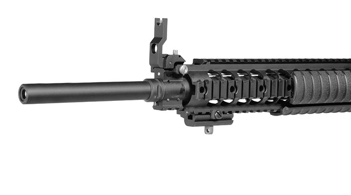 G&G GR25 Sniper Vollmetall S-AEG 6mm BB schwarz inkl. QD Mock Suppressor Bild 6