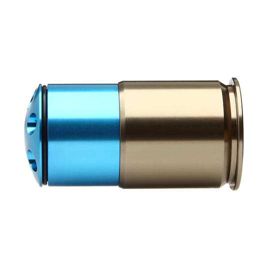 MadBull XM781HP 40mm Vollmetall Hlse / Einlegepatrone f. 36 8mm BBs blau Bild 1