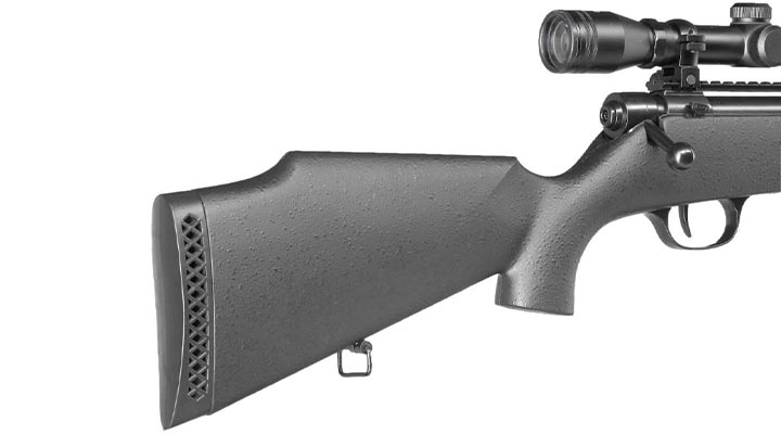 UHC Super X-9 Bolt Action Airsoft Snipergewehr inkl. Zweibein / Zielfernrohr Springer 6mm BB + 3.000 BIO FireBalls Bild 11