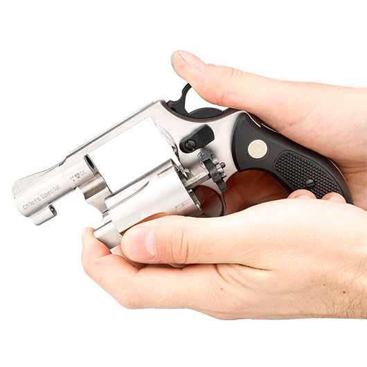 Smith & Wesson Chiefs Special Schreckschussrevolver Kal. 9mm R.K. vernickelt Bild 6