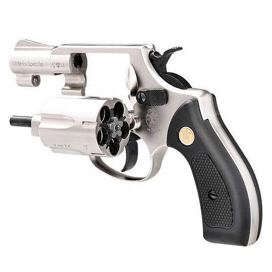 Smith & Wesson Chiefs Special Schreckschussrevolver Kal. 9mm R.K. vernickelt Bild 7