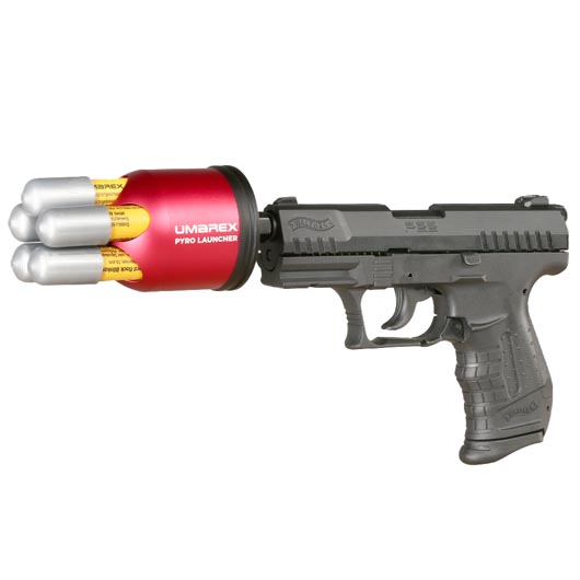 Umarex Pyro Launcher Mehrfach-Abschussbecher rot inkl. Adapter Bild 3