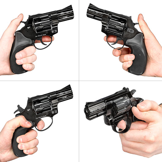 EKOL Viper Compact 2,5 Zoll Schreckschuss-Revolver 9mm R.K. brniert Bild 11