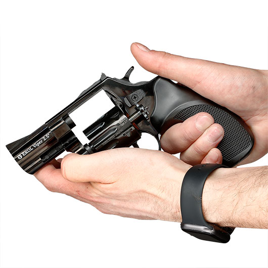 EKOL Viper Compact 2,5 Zoll Schreckschuss-Revolver 9mm R.K. brniert Bild 6