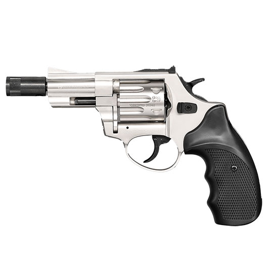 Ekol Viper Compact 2,5 Zoll Schreckschuss-Revolver 9mm R.K.nickel Bild 10