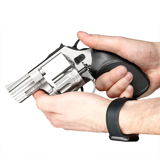 Ekol Viper Compact 2,5 Zoll Schreckschuss-Revolver 9mm R.K.nickel Bild 6