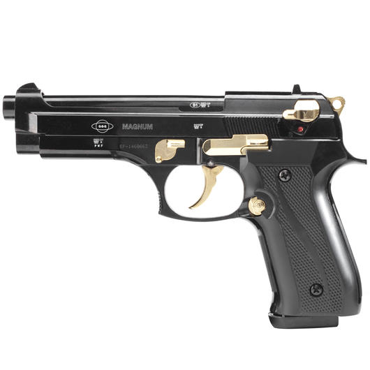 Versandrcklufer Ekol Firat Magnum Schreckschuss Pistole 9mm P.A.K. schwarz/gold