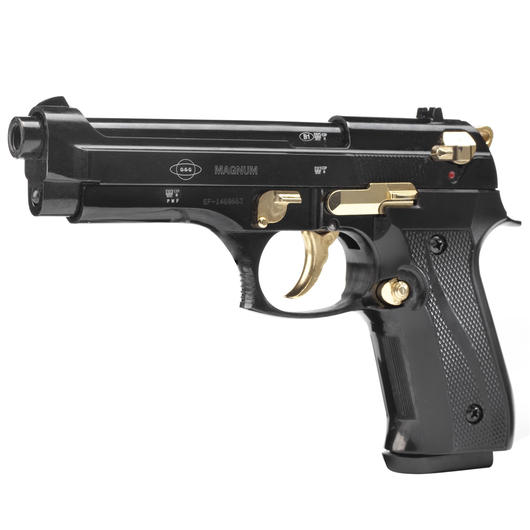 Versandrcklufer Ekol Firat Magnum Schreckschuss Pistole 9mm P.A.K. schwarz/gold Bild 1