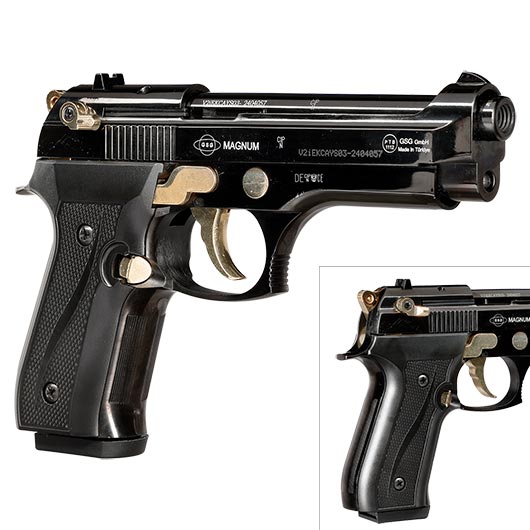 Ekol Firat Magnum Schreckschuss Pistole 9mm P.A.K. schwarz/gold Bild 9