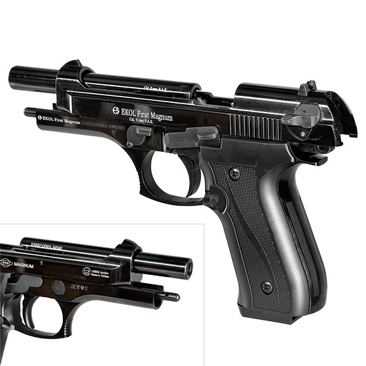 Ekol Firat Magnum Schreckschusspistole Kal. 9mm P.A.K. Vollmetall brniert Bild 8