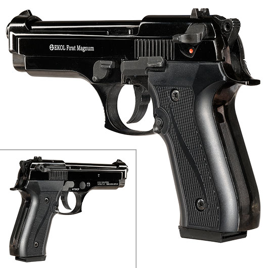 Ekol Firat Magnum Schreckschusspistole Kal. 9mm P.A.K. Vollmetall brniert Bild 7